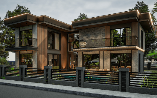 Luxury Detached 4 Rooms Villa in Akarca
